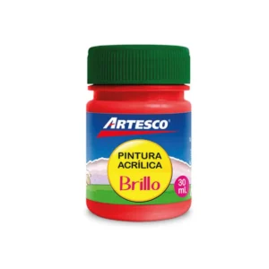 PINTURA ACRILICA BRILLANTE 30ML ROJO
