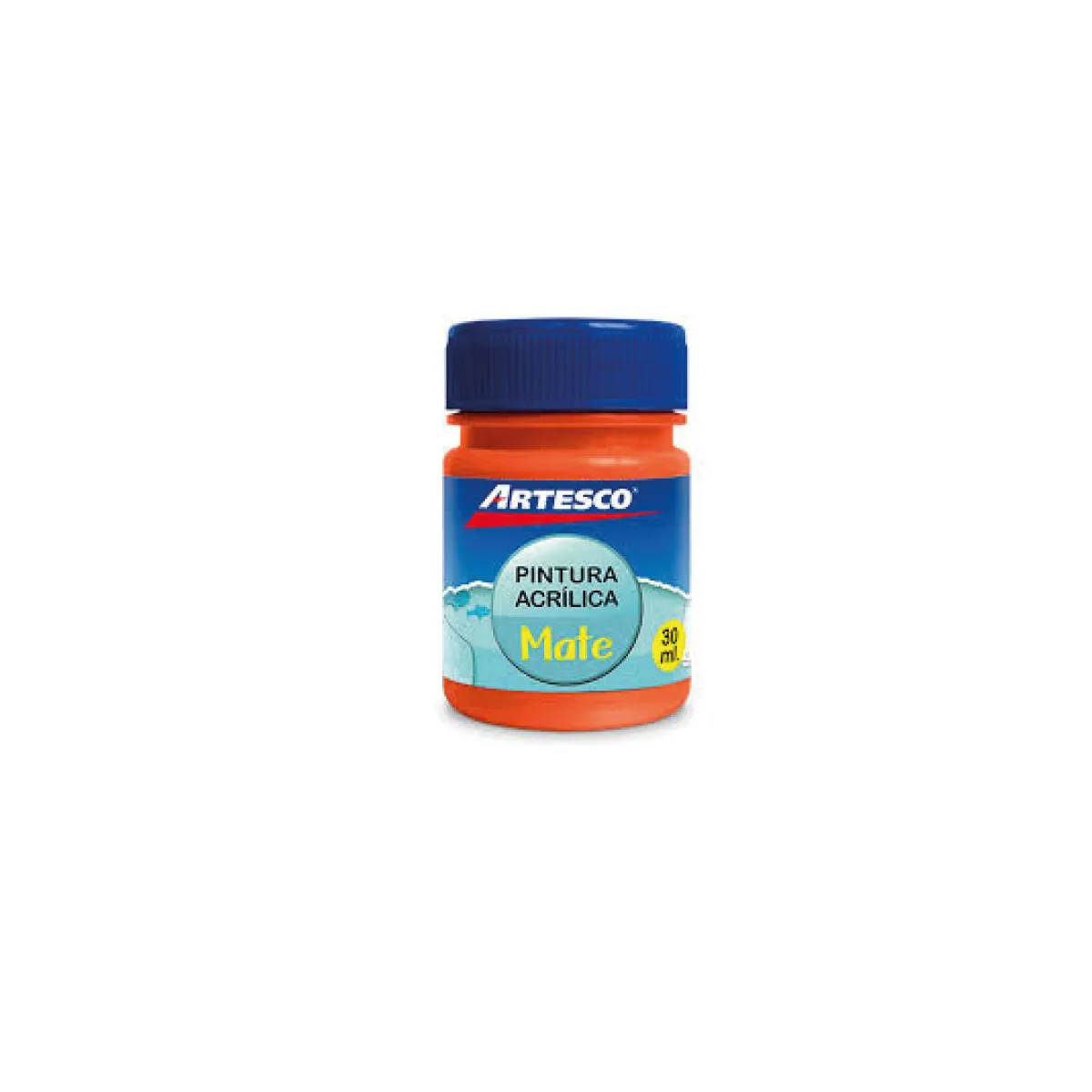 PINTURA ACRILICA MATE 30ML ANARANJADO