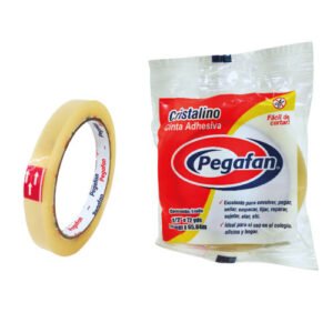Cinta Adhesiva Cristalino 1/2" X 72 PEGAFAN