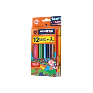 COLORES LARGOSX12+2LAPICES - VINIFAN
