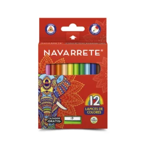 COLORES TRIANGULARES CORTOS X12 C/TAJADOR - NAVARRETE