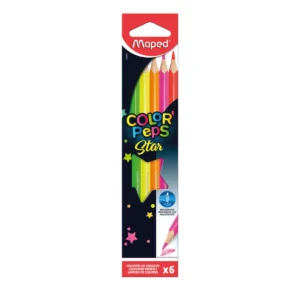 COLORES PEPS STAR FLUO X6 COLORES MAPED