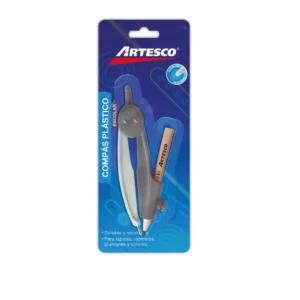COMPAS PLASTICO CON LAPIZ - ARTESCO