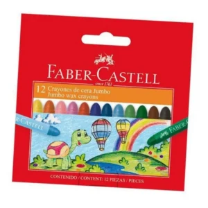 CRAYONES JUMBO CAJAX12 UNID. FABER CASTELL