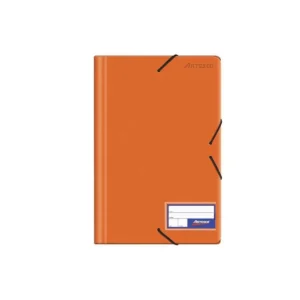 FOLDER CON LIGA COLOR NARANJA - ARTESCO