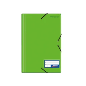 FOLDER CON LIGA COLOR VERDE LIMON - ARTESCO