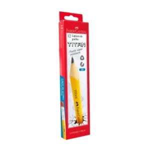 LAPIZ  GRAFITO AMARILLO 2B TITAN CAJAX12 UNID.