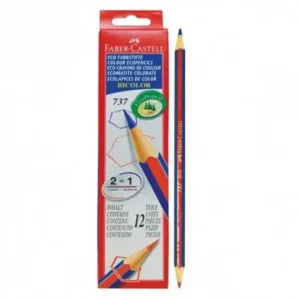 LAPIZ BICOLOR DELGADO 737 CAJAX12 UNID. FABER CASTELL