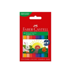 PLASTILINA DELGADA PLP-10 CAJAX10 UNID.  FABER CASTELL