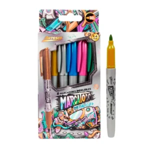 MARCADOR INDELEBLE METALICA CJAX6