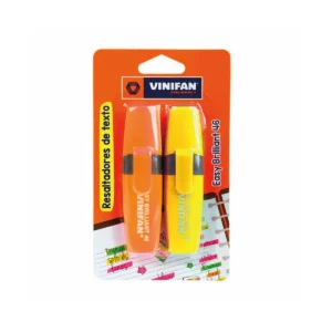 RESALTADOR EASY BRILLANT 46 (AMARILLO-NARANJA) BLISTERX2