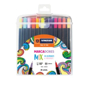 MARCADOR FINE TIP MIX ESTX36 VINIFAN