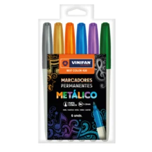 MARCADOR PERMANENTE BEST P/C LETT  420 ESTUCHEX6 - VINIFAN