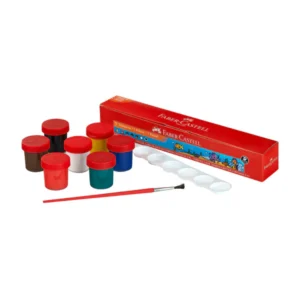 TEMPERA SETX7 + 2PINC + PALETA - FABER CASTELL