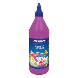 TEMPERA NEON 250 ML COLOR FUCSIA CON DOSIFICARDOR - ARTESCO