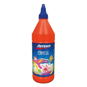 TEMPERA NEON 250 ML COLOR NARANJA CON DOSIFICADOR - ARTESCO