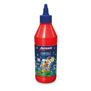 TEMPERA 250 ML COLOR ROJO CON DOSIFICADOR - ARTESCO