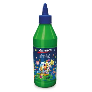 TEMPERA 250 ML COLOR VERDE CON DOSIFICADOR