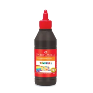 TEMPERA LAVABLE 250 ML COLOR NEGRO - FABER CASTELL