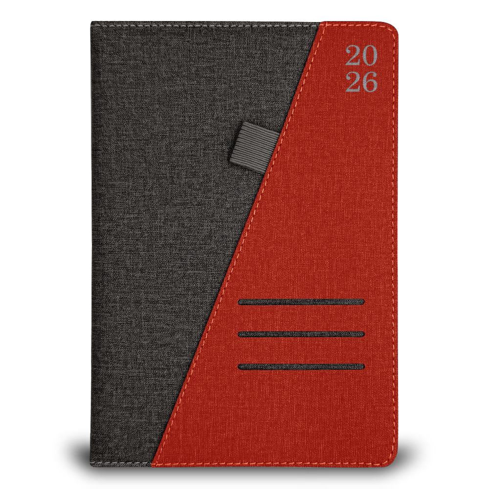 Agenda Imperial 2026 TH260-2 gris rojo – portada
