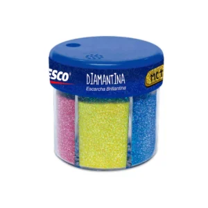 DIAMANTINA MET?LICA NEON FRASCO 60GRX6 COLORES
