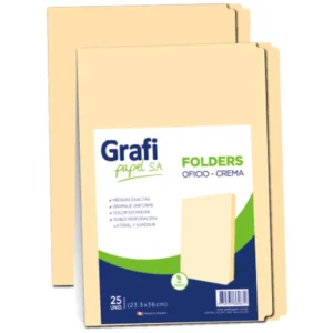 FILE MANILA OFICIO (23.5X36CM) BLSX25 GRAFIPAPEL