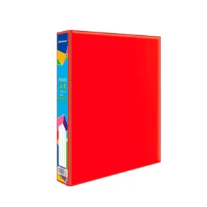 PIONER ESCOLAR A4 2 ANILLOS 25MM COLOR ROJO