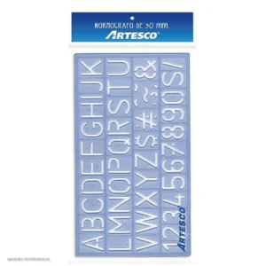 REGLA PLANTILLA LETRAS 30 M.M