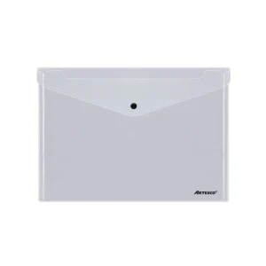 SOBRE CON BROCHE A-4 PP -TRANSPARENTE BOLSAX12 UNID.