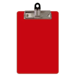 TABLERO MINI CLIPBOARD ROJO ARTESCO