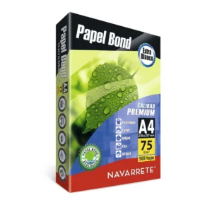 PAPEL FOTOCOPIA A4 75 GR. (PAQUETE X 500 HJS) - NAVARRETE
