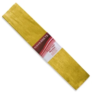 PAPEL CREPE METALICO DORADO