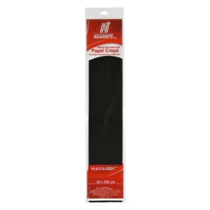 PAPEL CREPE COLOR NEGRO