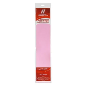 PAPEL CREPE COLOR ROSADO PASTEL