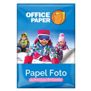 PAPEL FOTO ADHESIVO BRILLANTE 120 G POR 20 HOJAS A4