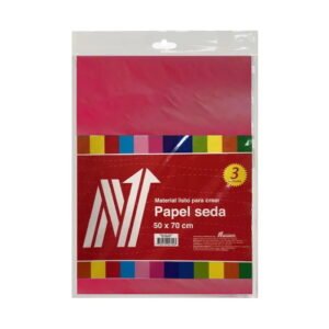 PAPEL SEDA GUINDA X3