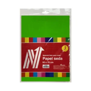 PAPEL SEDA COLOR VERDE CLARO X 3 PLIEGOS