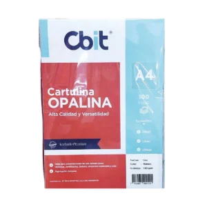 CARTULINA OPALINA BLANCO 180GR A4 X100HOJAS - NAVARRETE