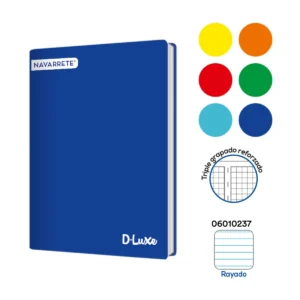 CUAD. D-LUXE A4 72 HJS RAYADO C/MR - DE-LUXE