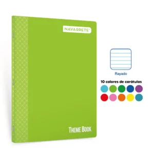 CUADERNO THEME BOOK A4 92 HJS RAYADO