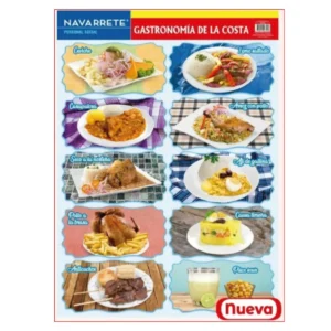 L?MINA MURAL 50 X 70 CM GASTRONOM?A DE LA COSTA