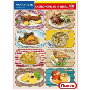L?MINA MURAL 50 X 70 CM GASTRONOM?A DE LA SIERRA