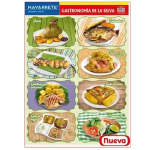 L?MINA MURAL 50 X 70 CM GASTRONOM?A DE LA SELVA