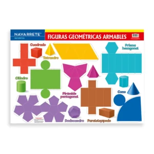 L?MINA MURAL 50 X 70 CM FIGURAS GEOM?TRICAS ARMABLES