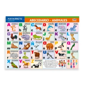 L?MINA MURAL 50 X 70 CM ABECEDARIO ANIMALES