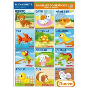 L?MINA MURAL 50 X 70 CM ANIMALES DOM?STICOS