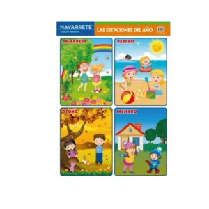 L?MINA MURAL 50 X 70 CM LAS ESTACIONES DEL A?O