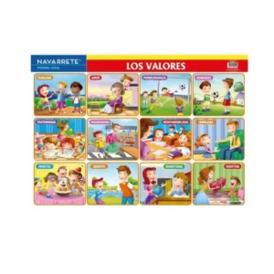 L?MINA MURAL 50 X 70 CM LOS VALORES