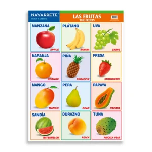 L?MINA MURAL 50 X 70 CM LAS FRUTAS