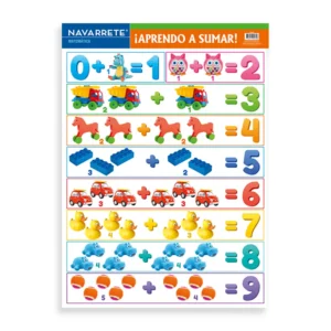 L?MINA MURAL 50 X 70 CM APRENDO A SUMAR